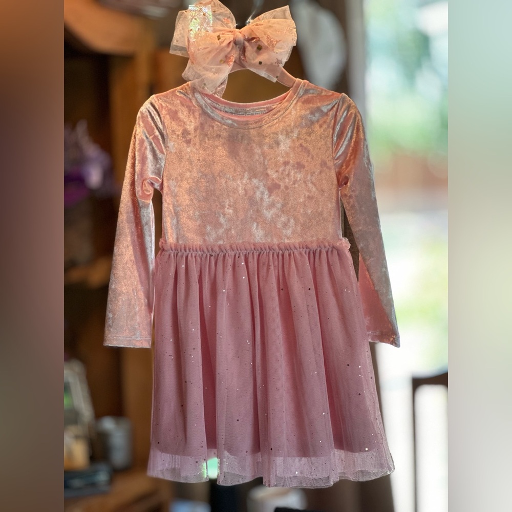 Clearance! Twirl into enchantment with this velour tutu dress!